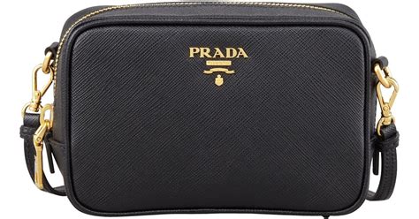 prada saffiano mini bag black|prada nylon crossbody bag small.